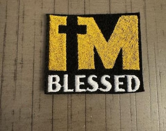 Parche "Soy bendecido"/parche termoadhesivo