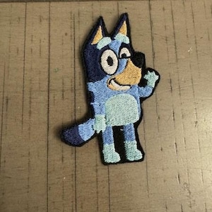 Bluey zelfklevende achterkant |  Opstrijkbaar|