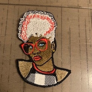 Black Girl| Afro Centric Patch| Small for Croc Shoe Designs