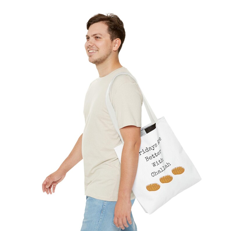 Fridays are Better with Challah Tote Bag image 13