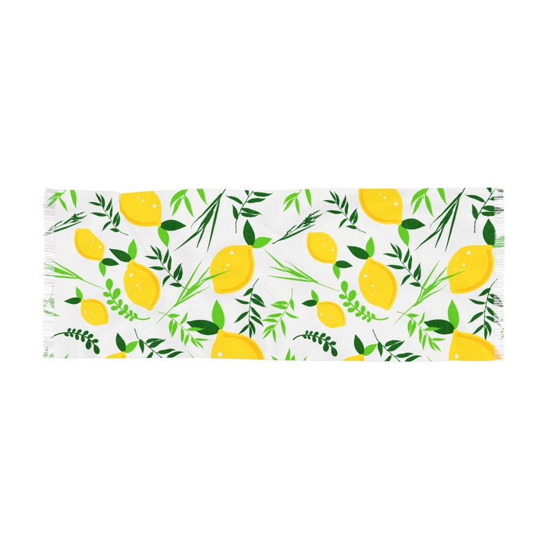 Sukkot Schal oder Stola, Etrog und Lulav, Symbole für Sukkot, Laubhüttenfest, jüdischer Feiertag, jüdische Kleidung, für Synagoge, Tempel Bild 2