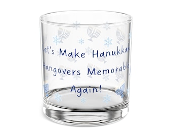 Hanukkah Whiskey Glasses, Shot Glass, MAGA, Funny gift, gift ideas for Jewish, Chanukah, eight nights, sarcastic humor