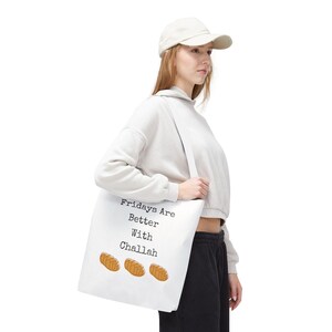 Fridays are Better with Challah Tote Bag image 14