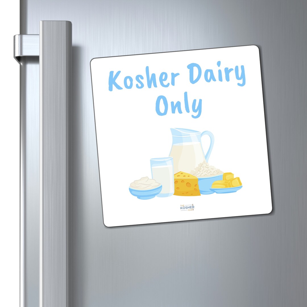 Jewish Symbol for Kosher Food, Fridge Warning Sign, Jewish Cooking, Kosher Food, for