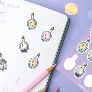 LGBTQ Potions Sticker Sheet | Planner Stickers | Laptop Stickers | Bullet Journal Stickers | Pride Sticker | Scrapbook Stickers