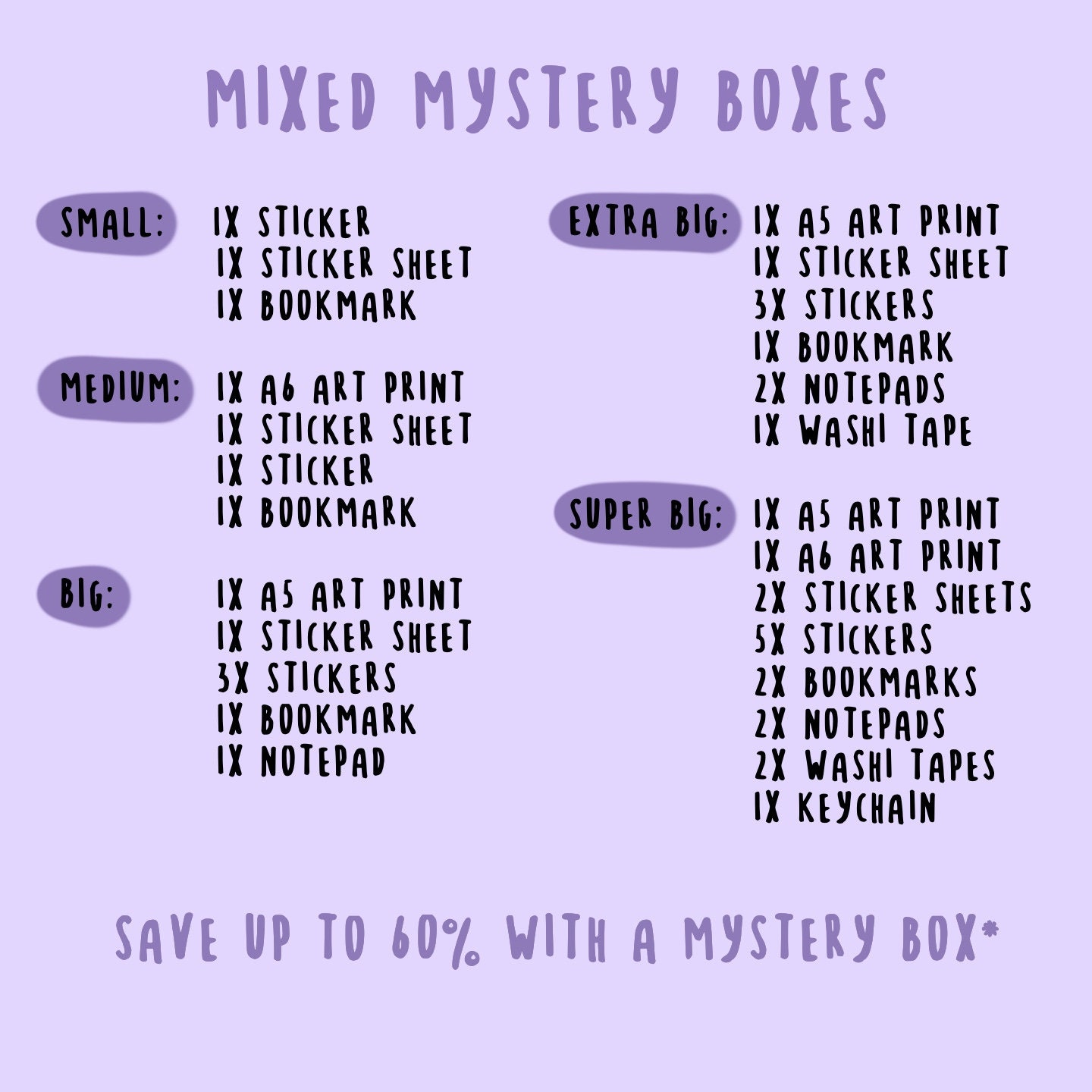 Mystery Box Christmas Mystery Gift Box for Her & Him Etsy