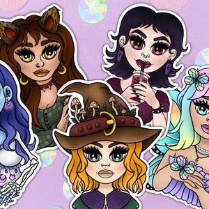 Adesivi per ragazze di fantasia | Adesivi stregati | adesivi fantasma | Adesivi Fata Farfalla | Adesivi vampiri | Adesivi lupo mannaro | Adesivi per computer portatile