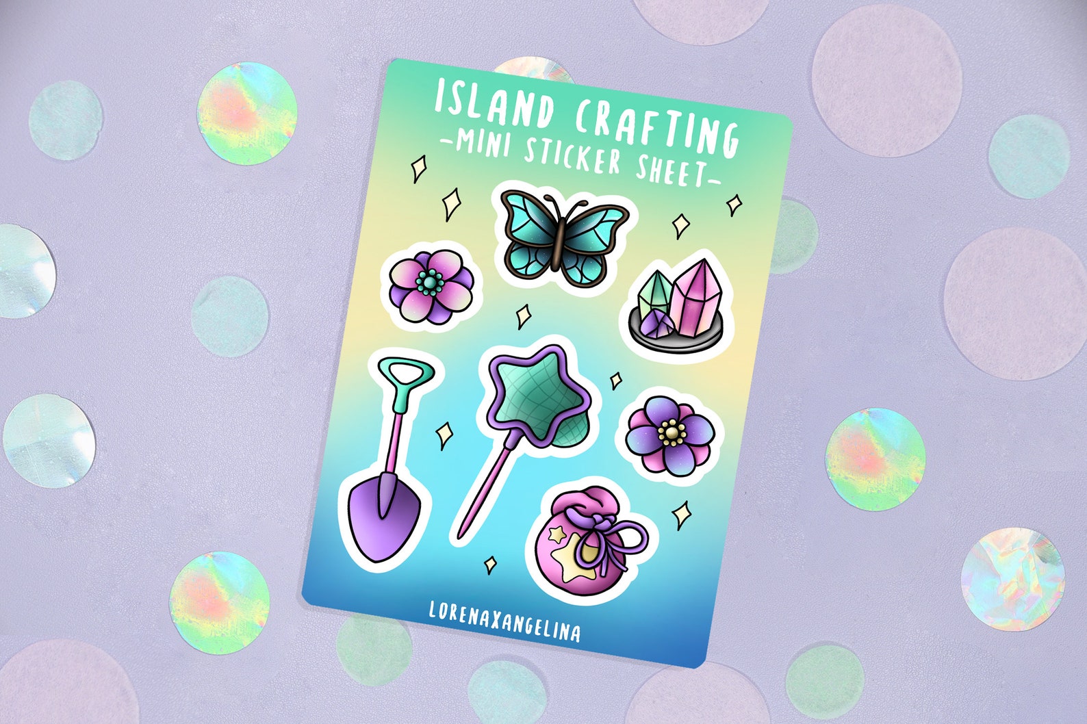 Islander Sticker Island Crafting Mini Sticker Sheet | Planner Stickers Bullet Journal ...