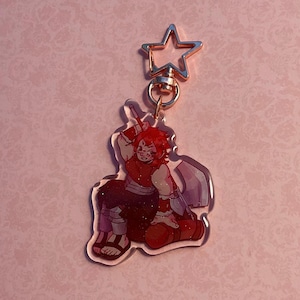 Namari Glitter Charm Keychain Double-Sided | 2.5” | Dungeon Meshi/Delicious in Dungeon