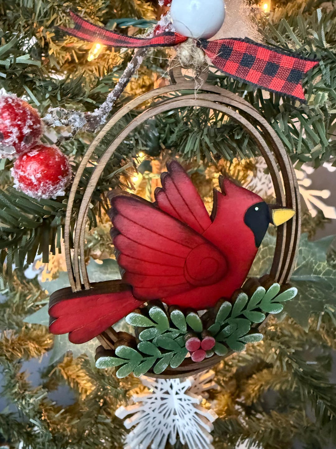 Cardinal Memorial Cardinal Ornament, Memorial Ornament, Cardinals, Forever in My Heart ...