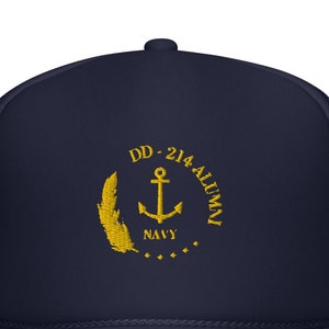 Trucker hat | DD 214 | Veteran | Alumni | Navy | Veterans | US Military | Gift from | Veterans Day | Christmas Gift