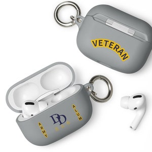 Estuche para AirPods para todos los veteranos del ejército orgullosos / DD-214 / Regalo del ejército / Regalo para soldados / Día de los veteranos / Veterano militar