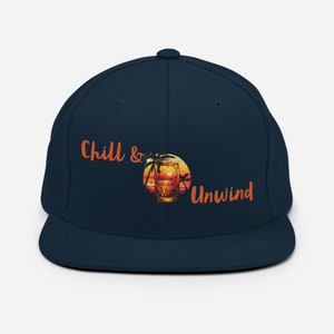 Chill & Unwind Snapback Hat - Embrace Relaxation in Style