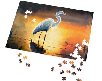 Great Egret Jigsaw Puzzle | Bird Lover Puzzle | Puzzle for Grand Parents | Puzzle for Kids | Puzzle for Adults |