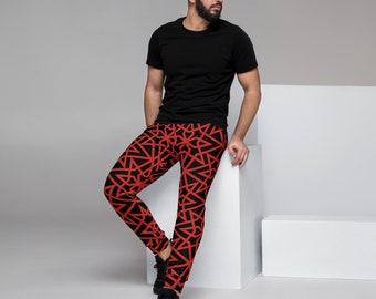 Men&#39;s Joggers -  pattern, stylish, sweatpants, gym, streetwear, city, urban, pants, workout, casual, leggings, aztec, jammcreations