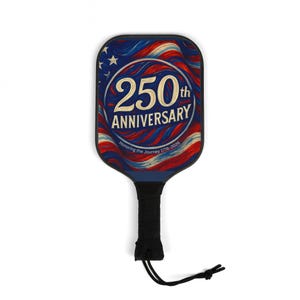 250th Anniversary Pickleball Kit, Wooden Paddles, USA Patriotic Design, Includes Bag image 2