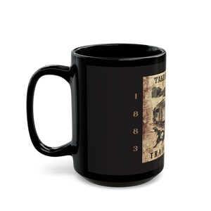 Take Him to the Train Station Mug: Yellowstone Inspired Black Ceramic Coffee Cup image 9