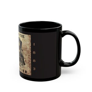 Take Him to the Train Station Mug: Yellowstone Inspired Black Ceramic Coffee Cup image 3