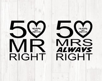 Download 50th Anniversary Svg Etsy