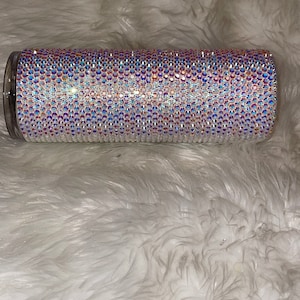RHINESTONE TUMBLER| Custom Tumbler| Glass rhinestone tumbler| Birthday| Bride| Bridal Party| Gift| Sparkle| Bling