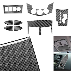Echte Kohlefaser Material Dekor Borte Anti-Kratzer Aufkleber Türrad Dekorativ für Toyota RAV4 2006-2013
