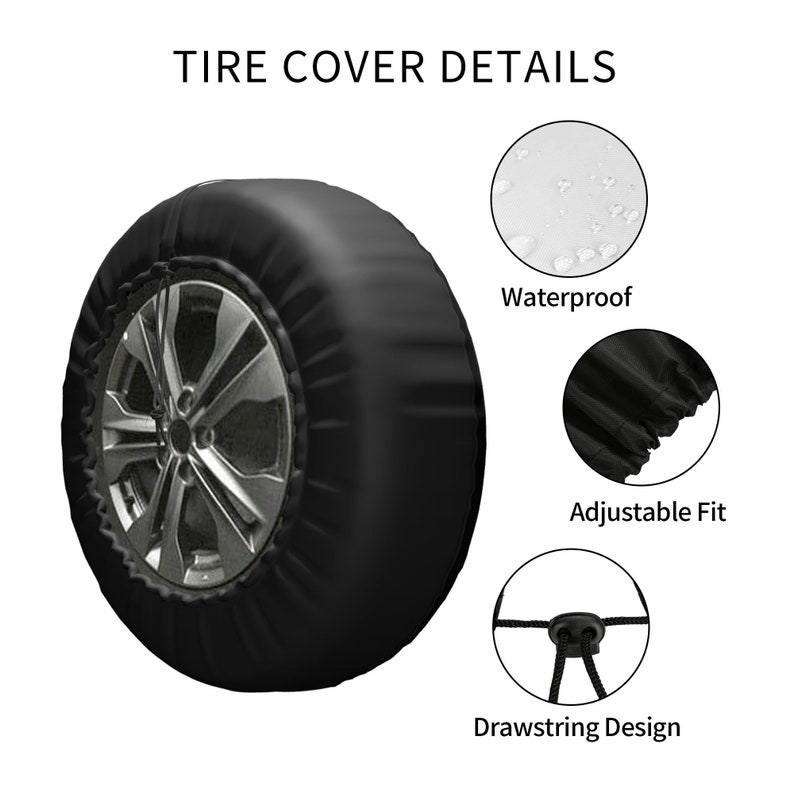Customized Waterproof Wheel Spare Tire Cover RV Truck Car Etsy