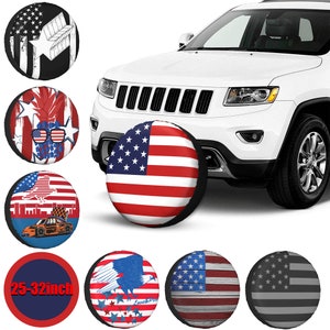 Lenkrad Emblem Aufkleber Overlay Pack Amerikanische Flagge Stil