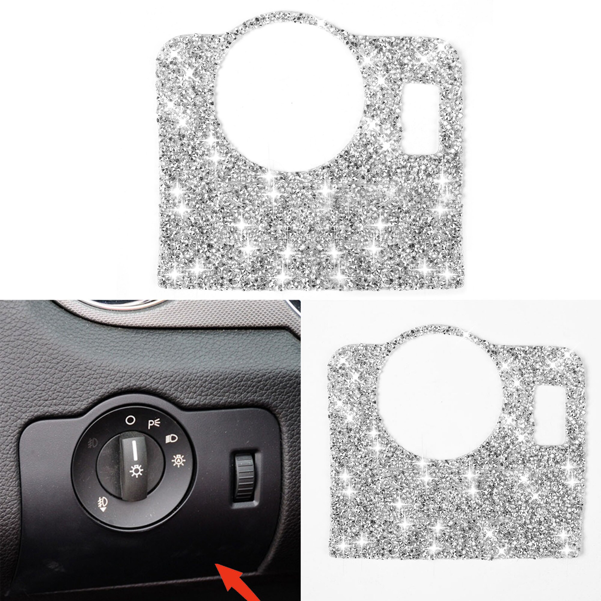 Car Diamond Decals for Ford Mustang 2009-2013 Rhinestone Stickers,panel ...