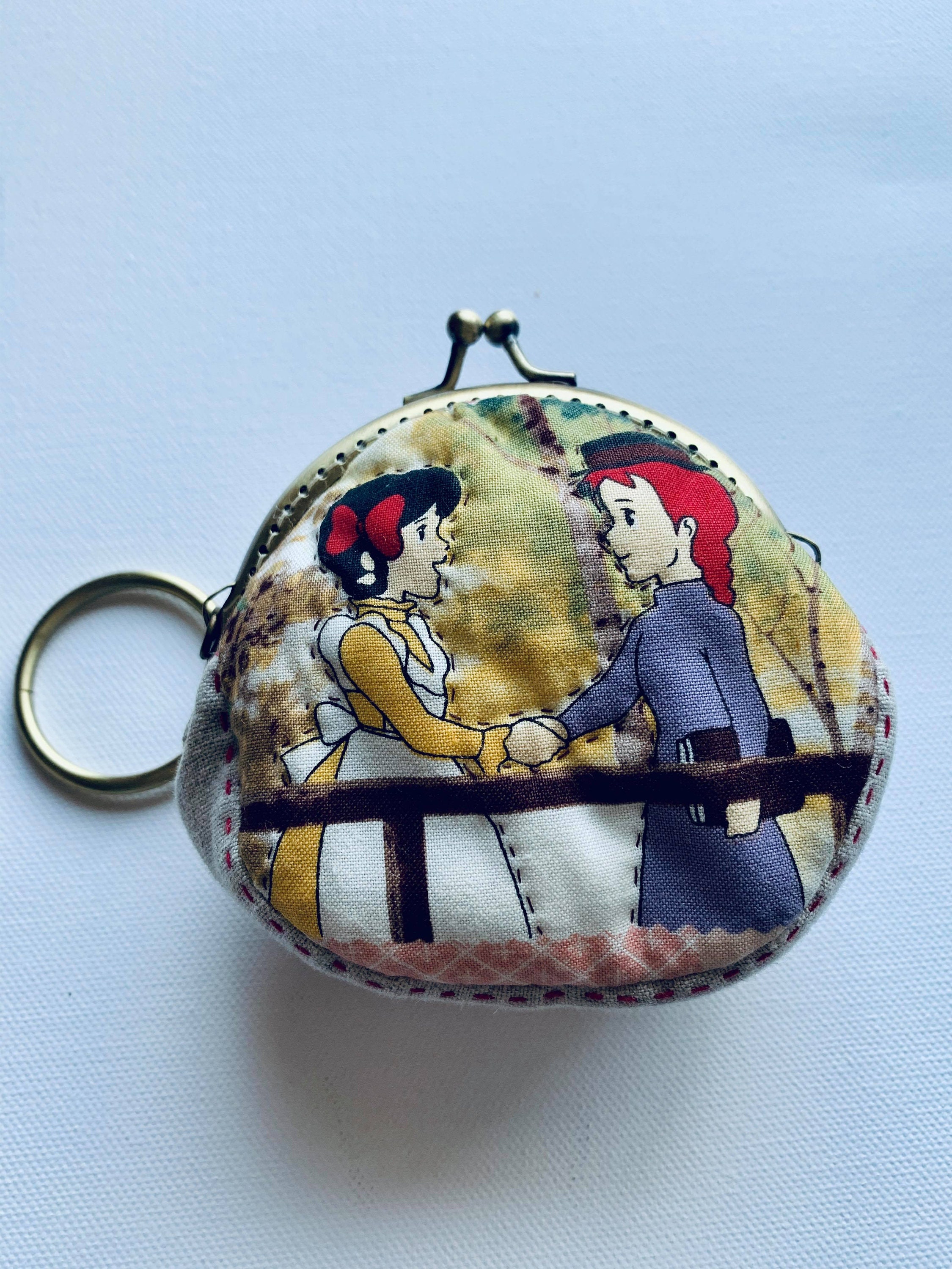 Two Madam Print Handmade Coin Purse Pouch With Metal Clasp
