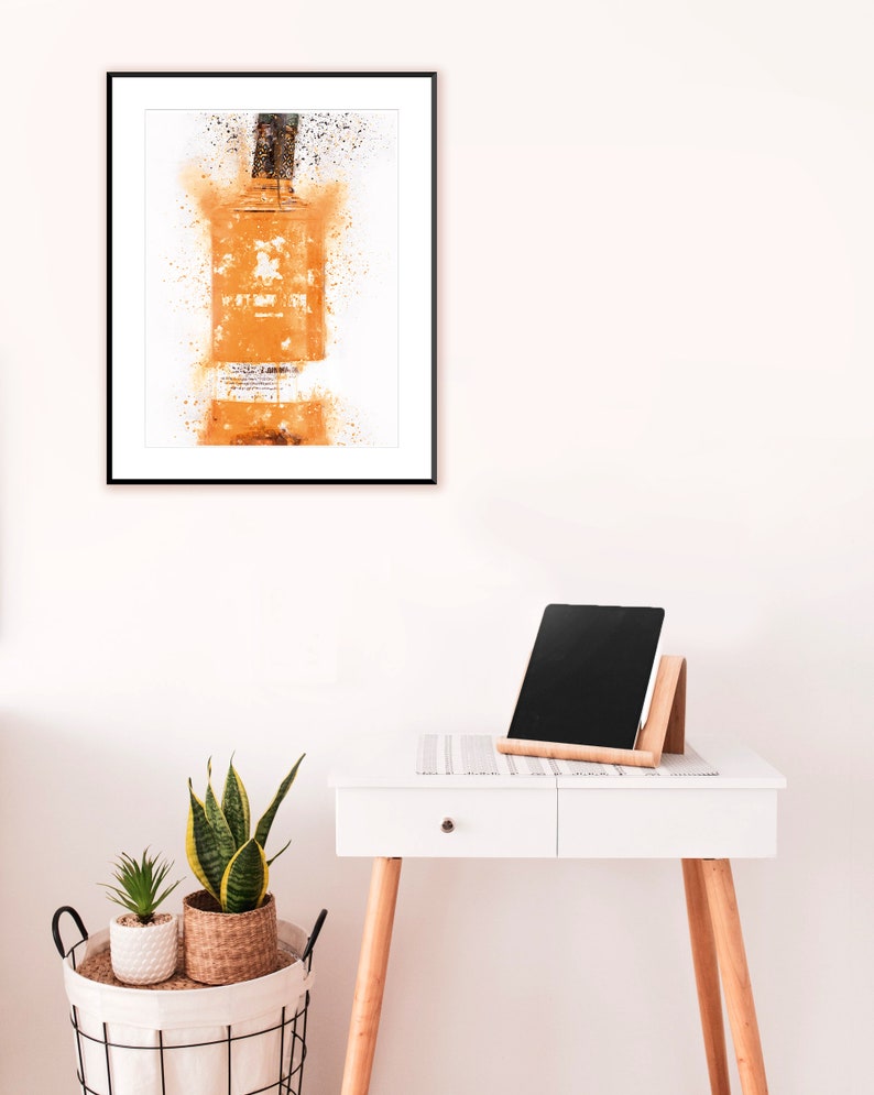 Whitley Neill Orange Wall Art Print