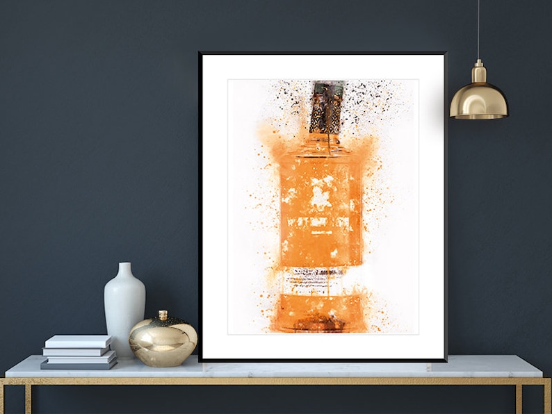 Whitley Neill Orange Wall Art Print