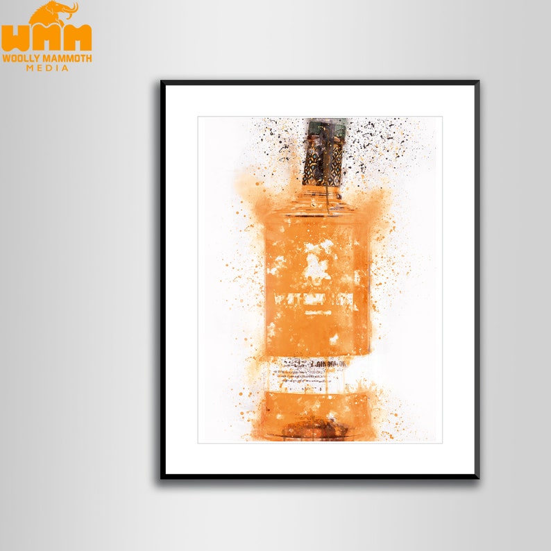 Whitley Neill Orange Wall Art Print