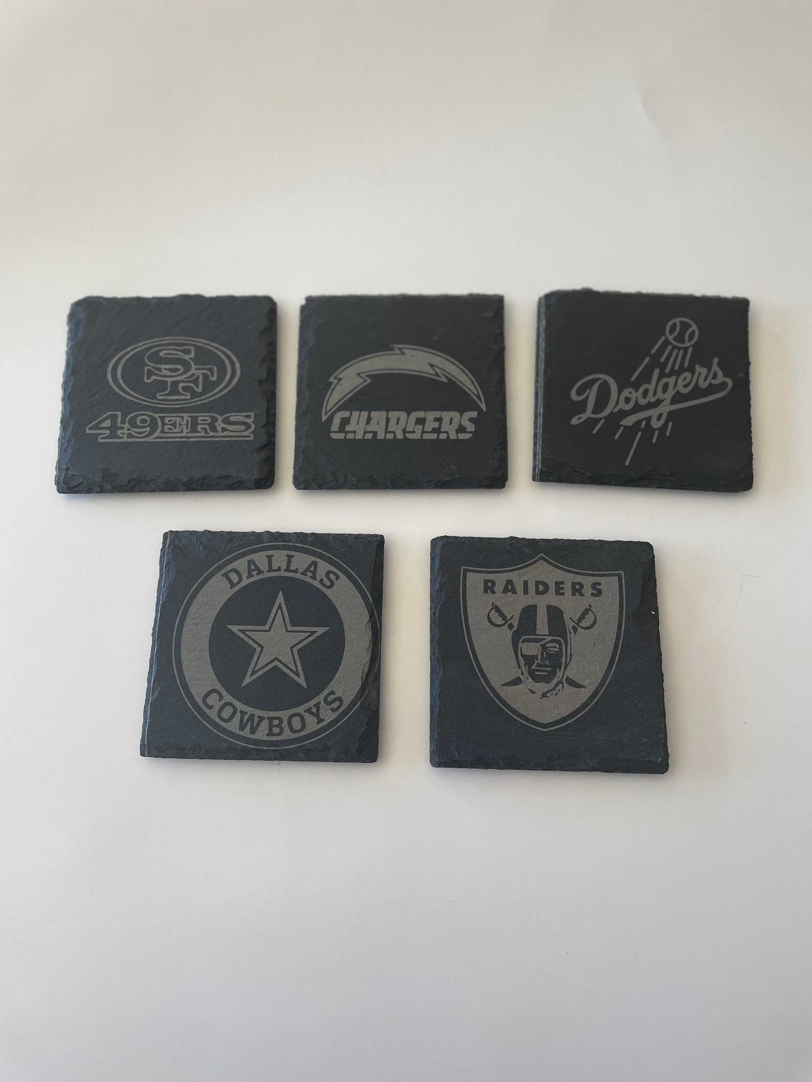 Dallas Cowboys Coaster Laser Engraved Football Team Logo Laser Etsy