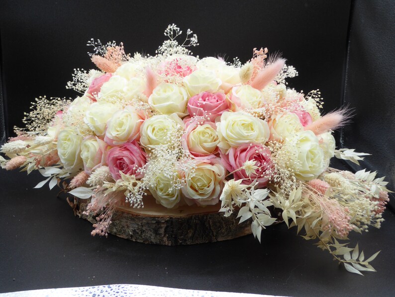 Centre de Table/Composition florale pour Mariage baptême - Etsy France