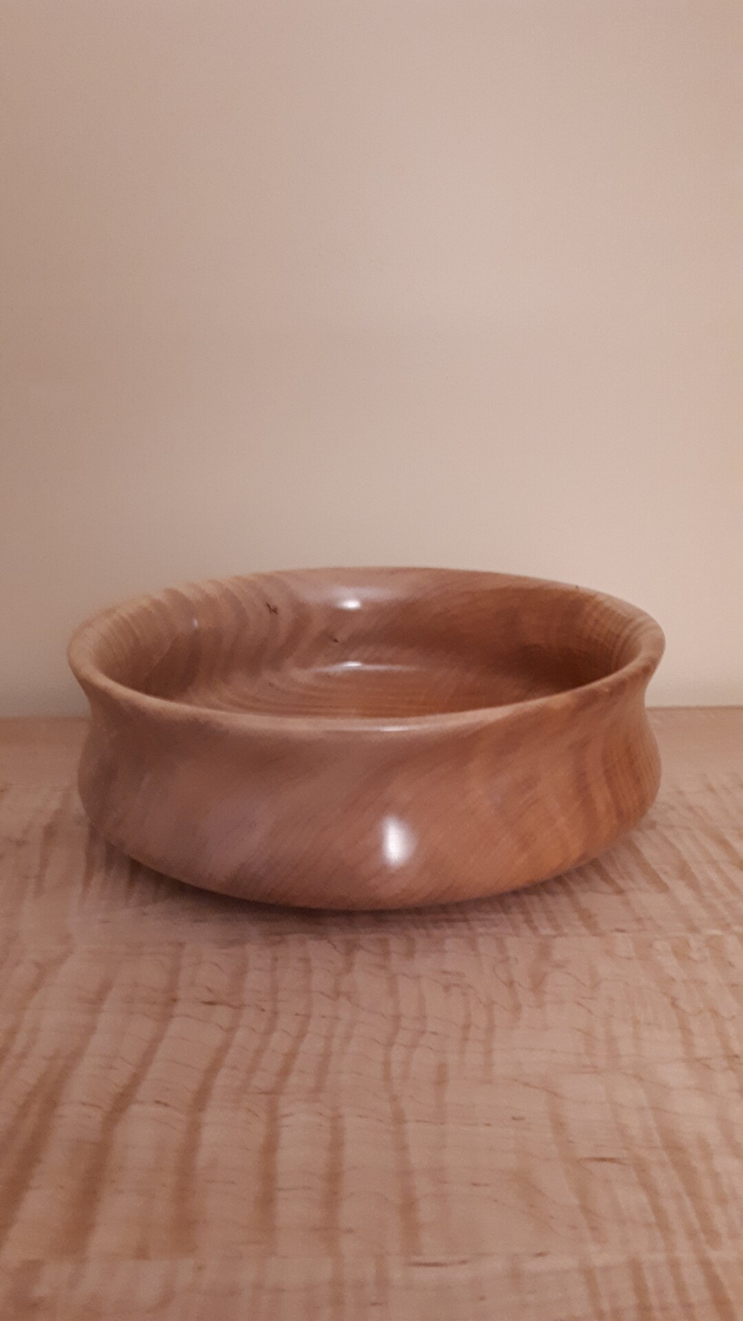 Curly Maple Salad Bowl Etsy