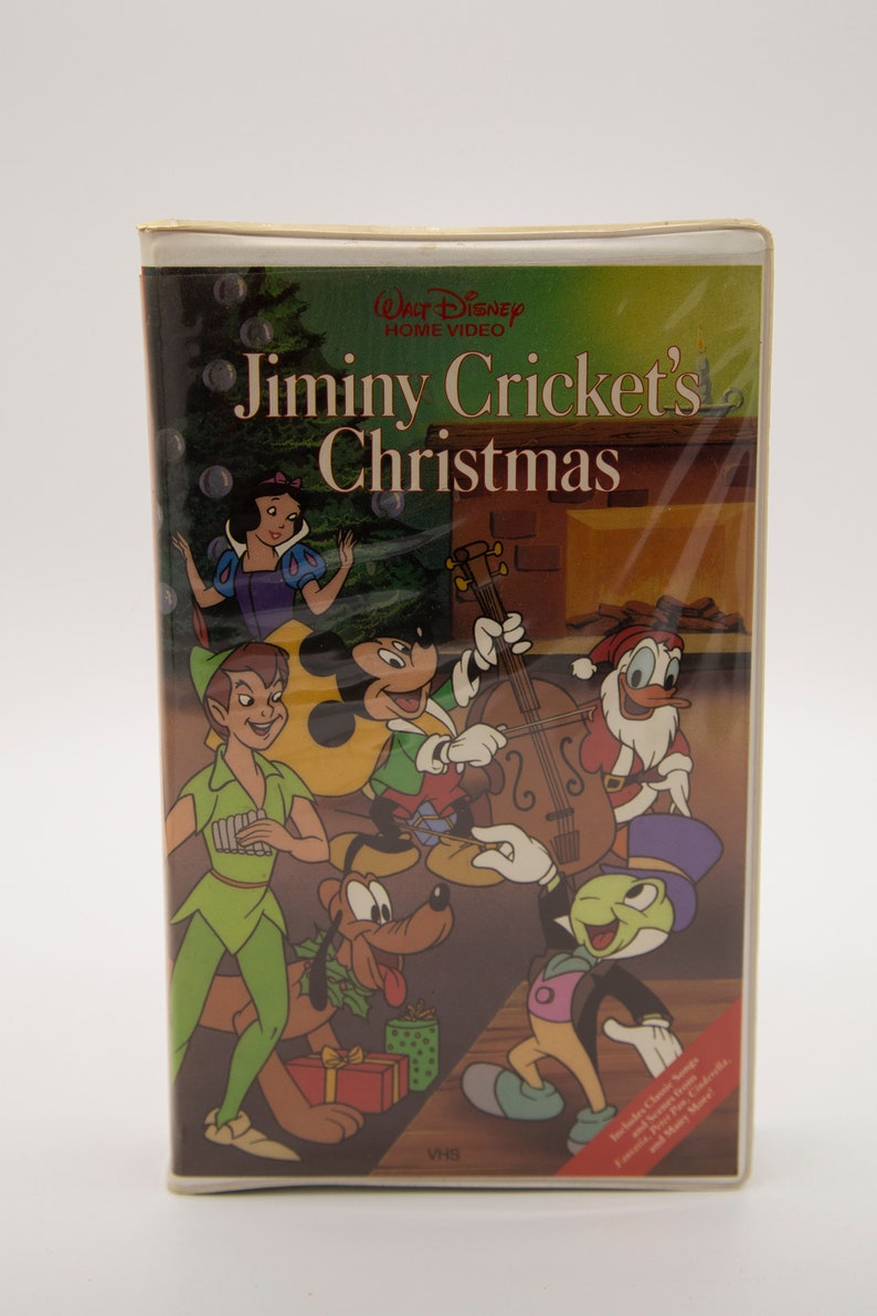 Jiminy Cricket's Christmas Disney VHS Tape Rare Etsy