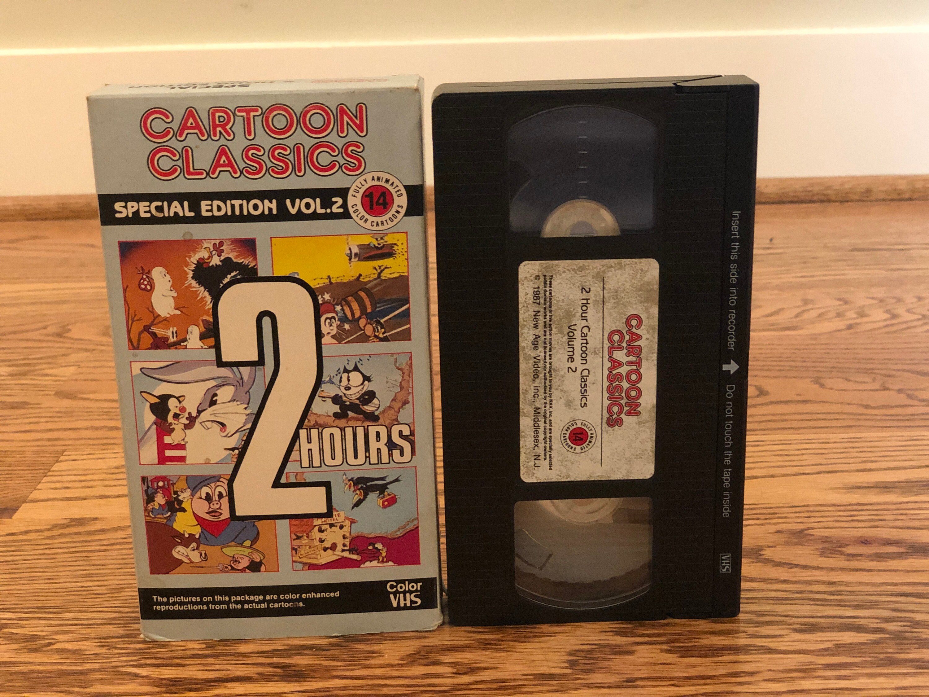 Vintage Classic Cartoons VHS Tape Rare Collectors Childrens Etsy