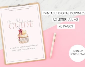 Home Bakery Business Planner | Cake Order Form (Digital Download)