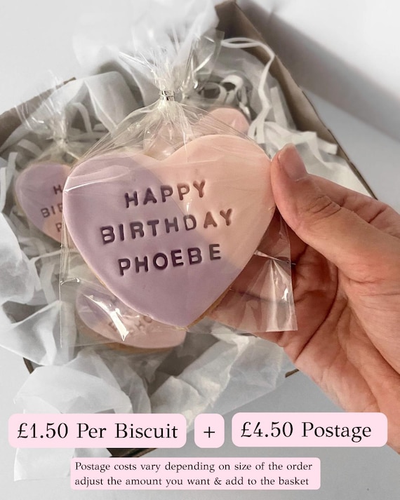 Personalised biscuits , Birthday cookies ,baby shower biscuit favours