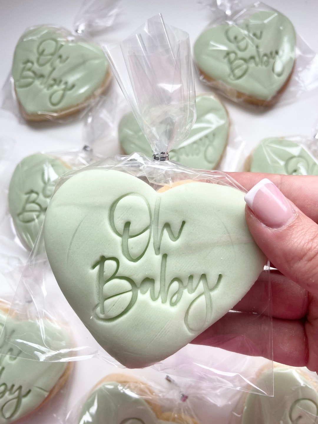 Baby Shower Biscuits / Oh Baby Biscuits / Baby Shower Favours Etsy UK