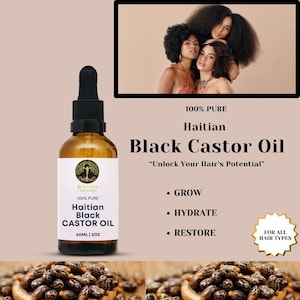 Vibrant Haitian Black Castor Oil Scene Collection