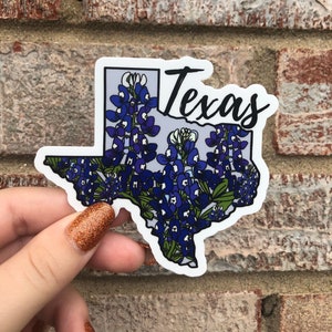 Texas State Flower Waterproof Vinyl Sticker | Matte Bumper Sticker, Matte Laptop Sticker