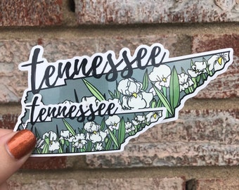 Tennessee State Flower Waterproof Vinyl Sticker