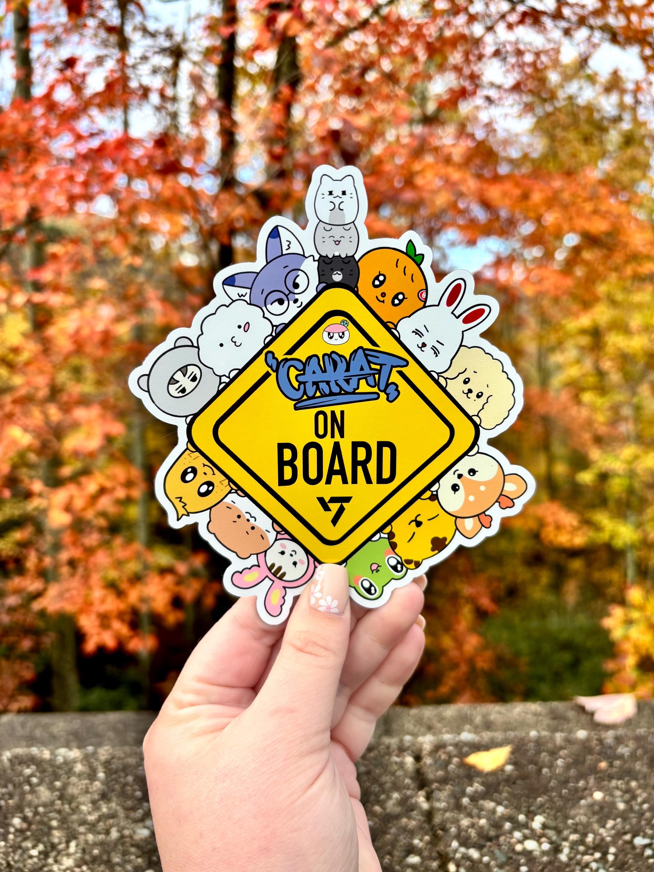 Seventeen Kpop Car Sticker - Etsy