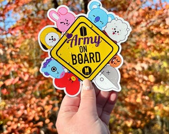 Fandom On Board Vinyl Sticker: Weatherproof Car Decal