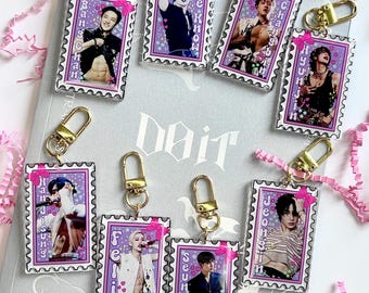 SKZ Sexy Stamps Acrylic Keychain | Stray Kids Cute Double Sided Acrylic Keychain