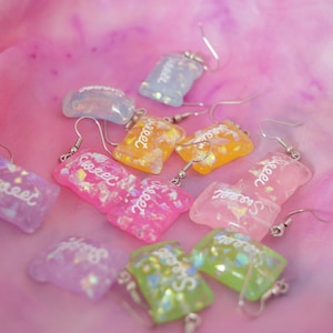 Cute Sparkly Sweet Candy Earrings