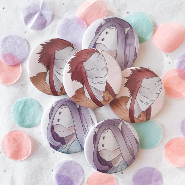 The Promised Neverland Season 2 // Button Badge