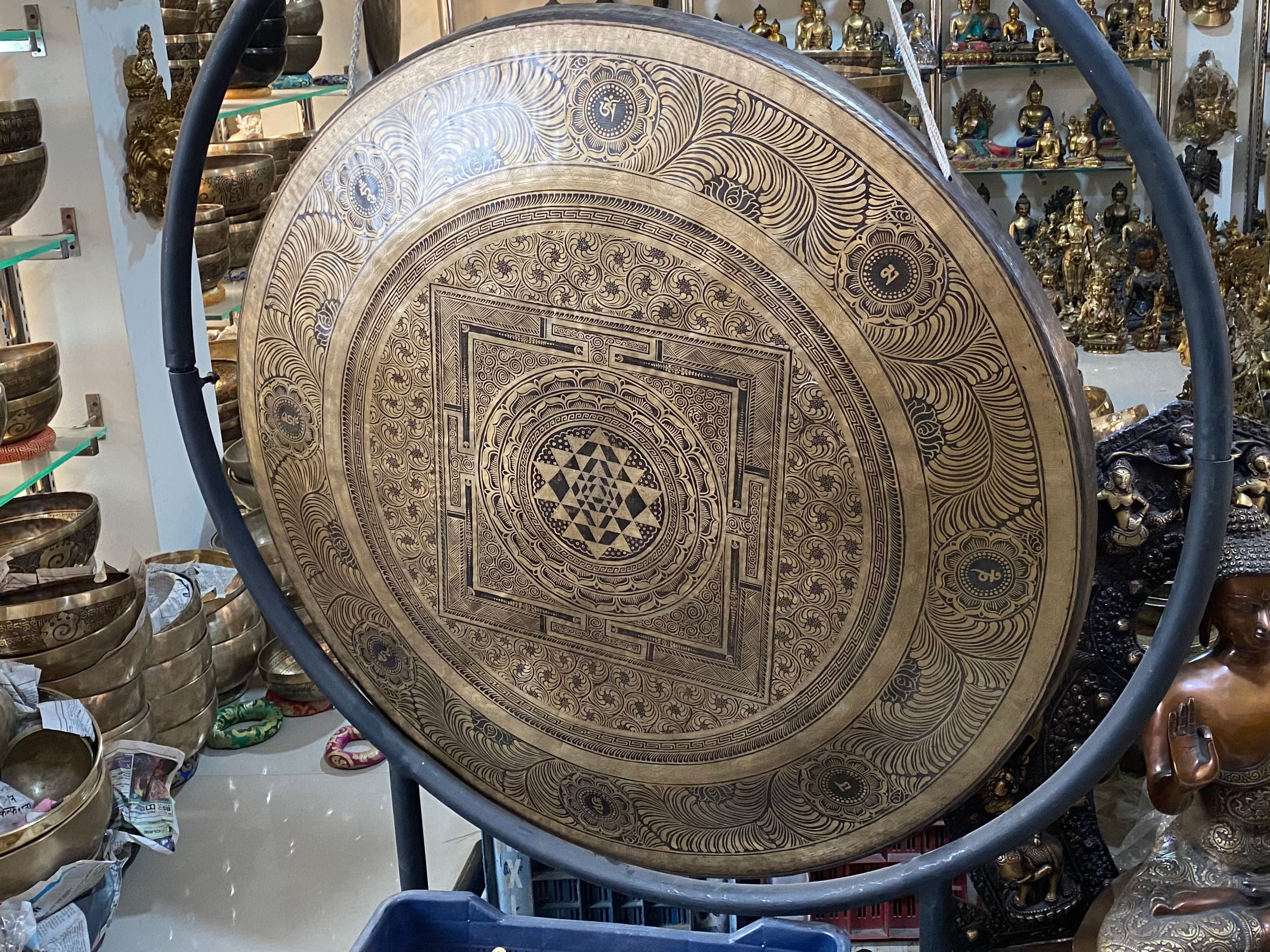 Extra Large Sound Healing Tibetan Gong Handmade Gong Bell Etsy Australia