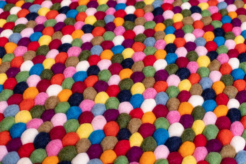 Enhance Your Home's Charm: Luxurious 100% Wool Multi-color Rectangular ...